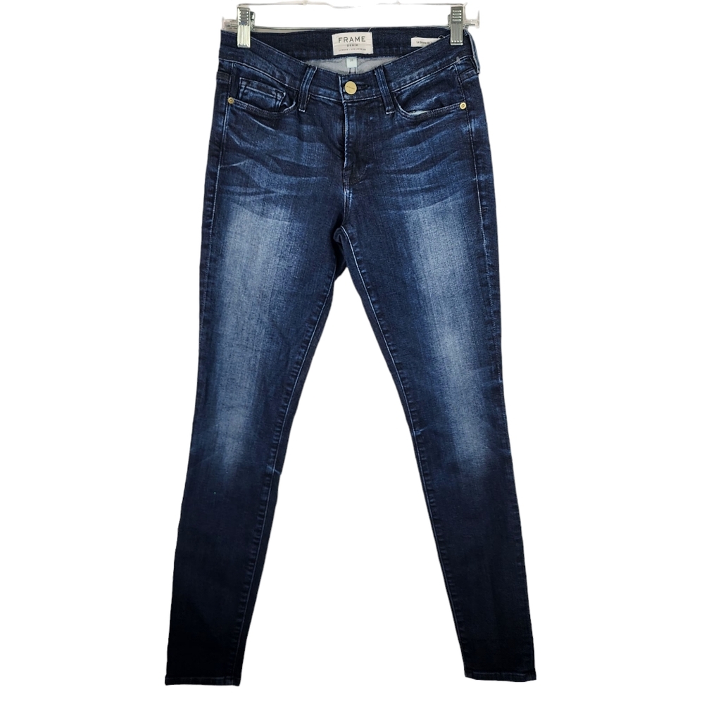 FRAME Denim Womens 28 Le Skinny De Jeanne Dark Wash Jeans Bladwin Pants Bottoms